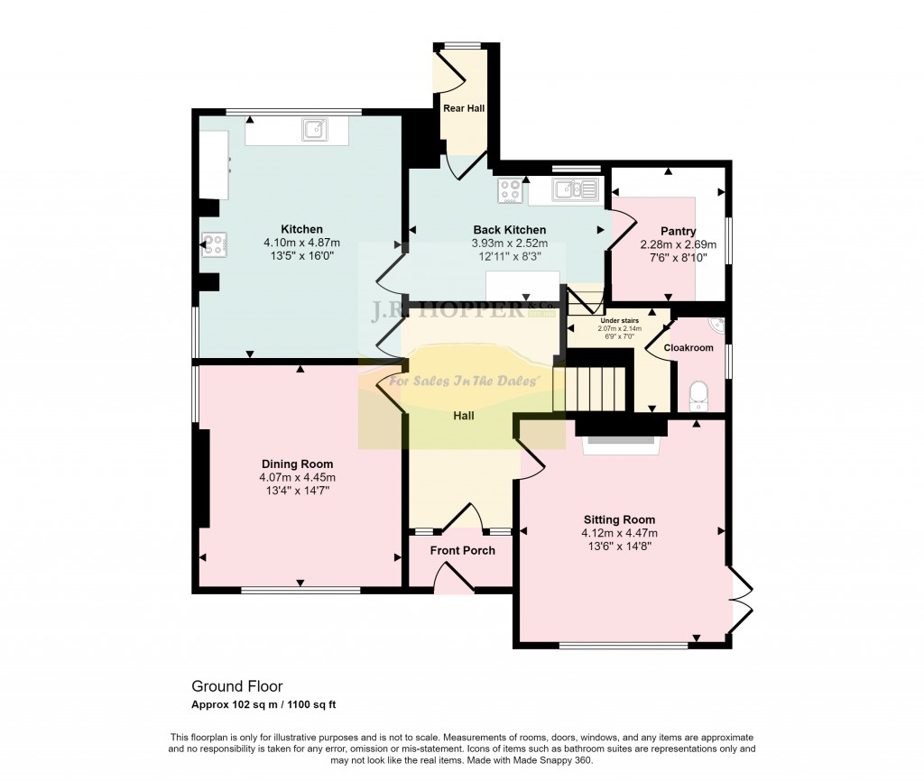 Floorplans For Gayle, Hawes, North Yorkshire
