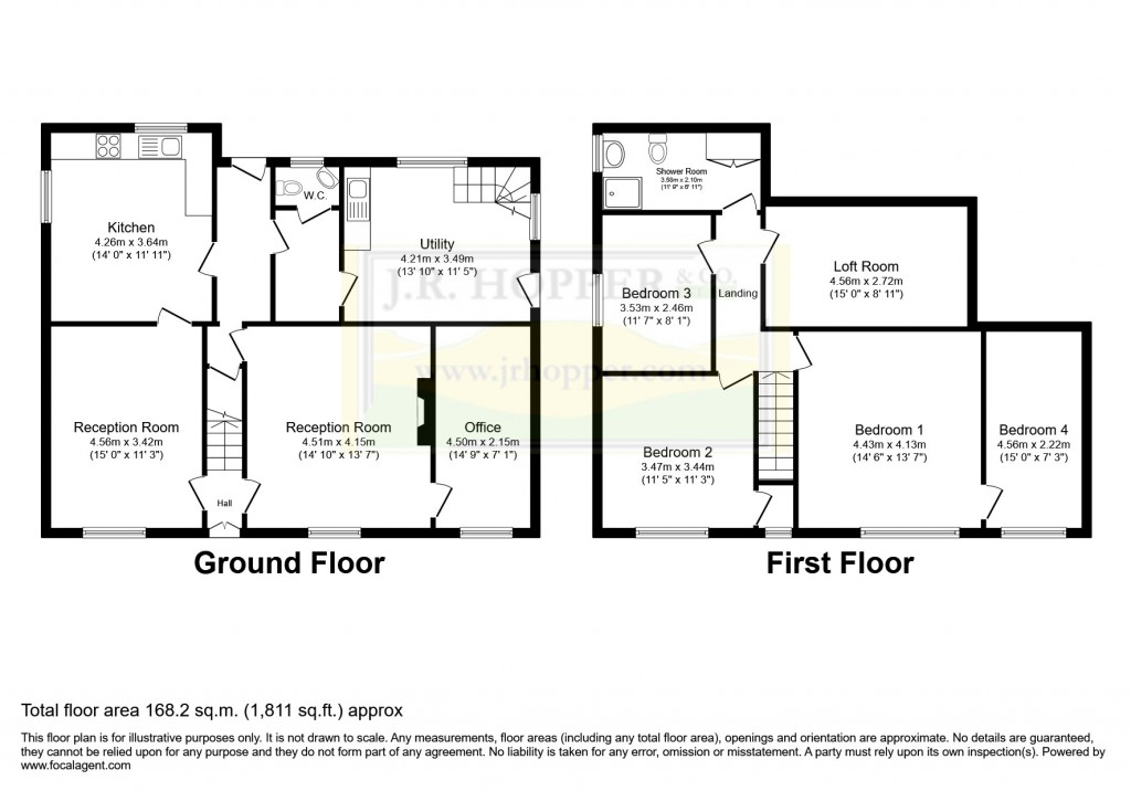 Floorplans For Bellerby, Leyburn, North Yorkshire