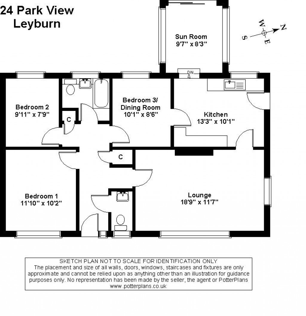 Floorplans For Park View, Leyburn, North Yorkshire