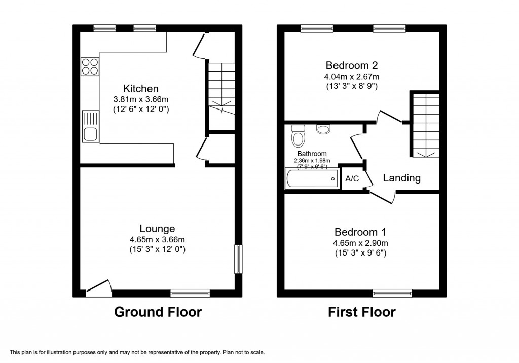 Floorplans For Aysgarth, Leyburn, North Yorkshire