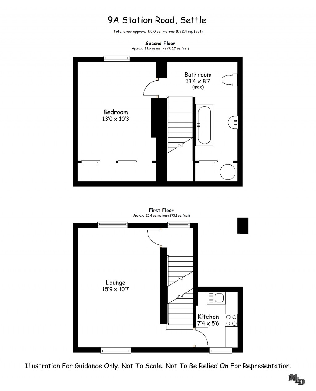 Floorplans For Station Road, Settle, North Yorkshire