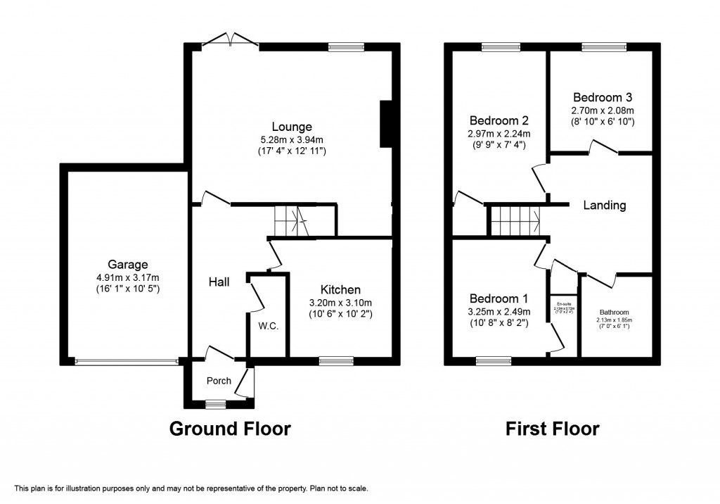 Floorplans For Middleham, Leyburn, North Yorkshire