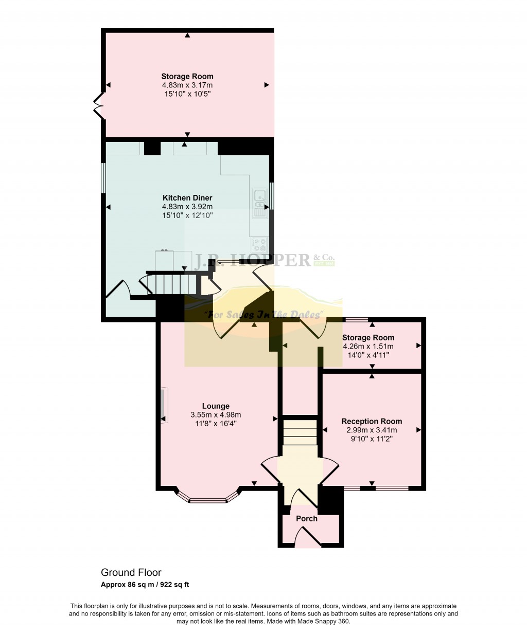 Floorplans For Leyburn, North Yorkshire