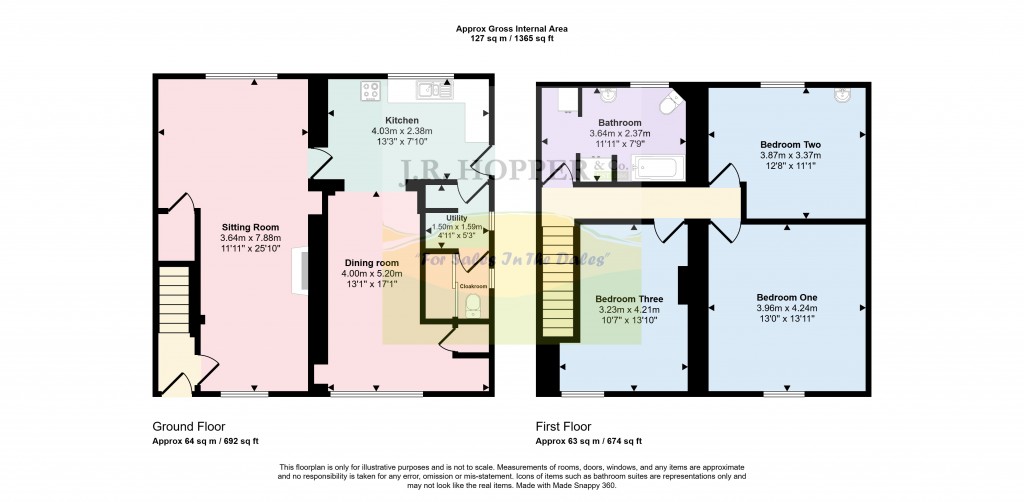 Floorplans For Leyburn, North Yorkshire
