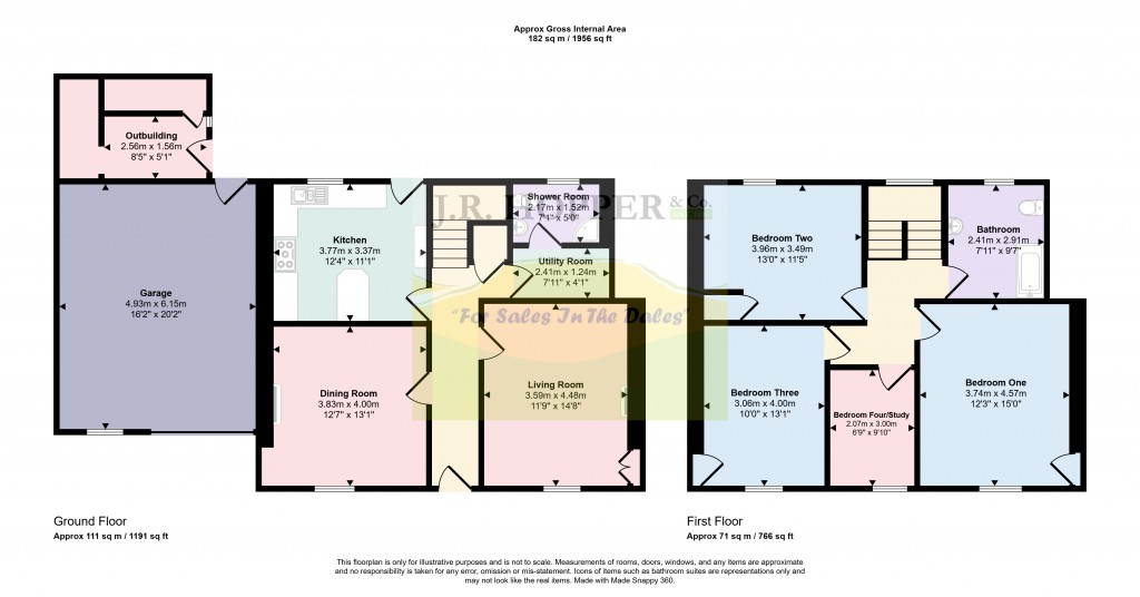 Floorplans For Bainbridge, Leyburn, North Yorkshire