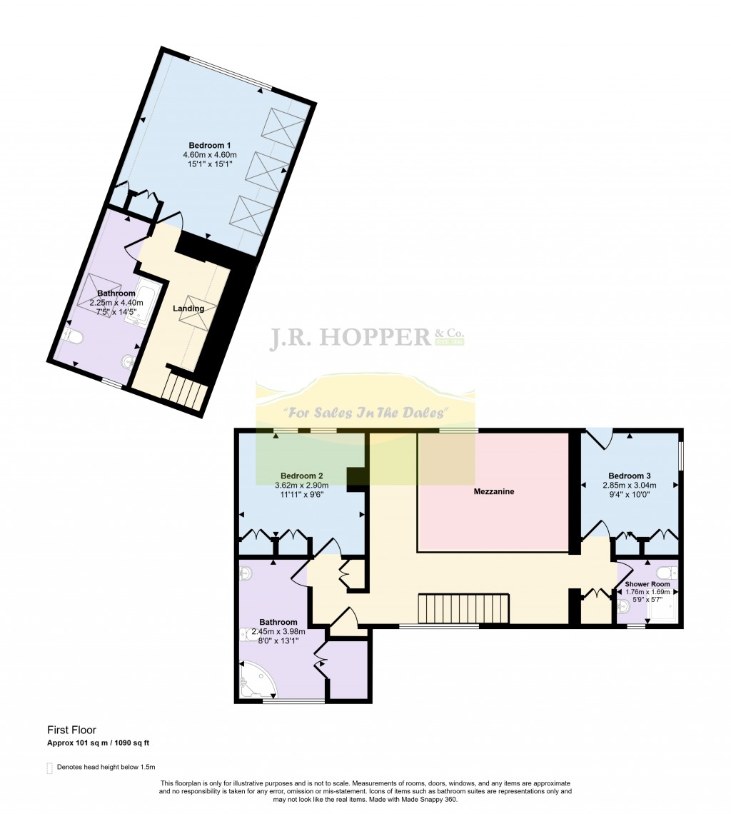 Floorplans For Leyburn, North Yorkshire