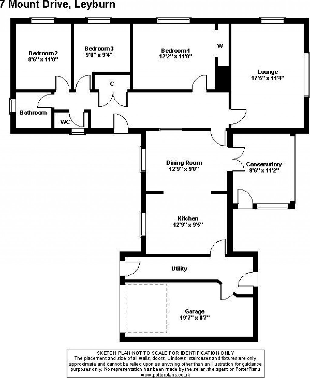 Floorplans For Leyburn, North Yorkshire