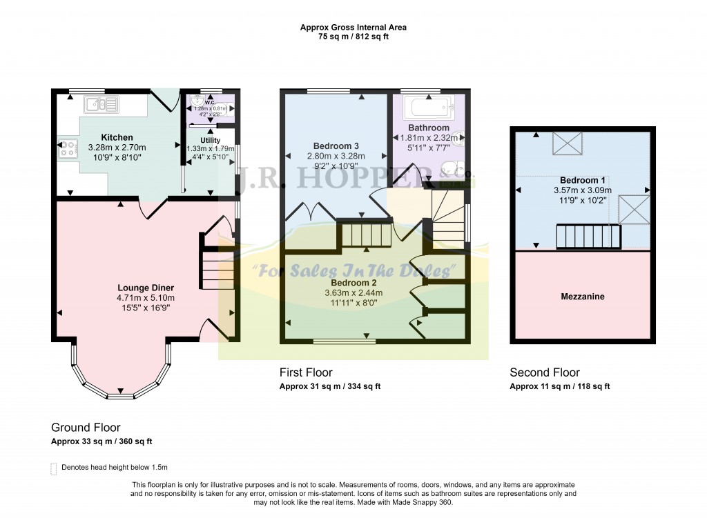 Floorplans For Leyburn, North Yorkshire
