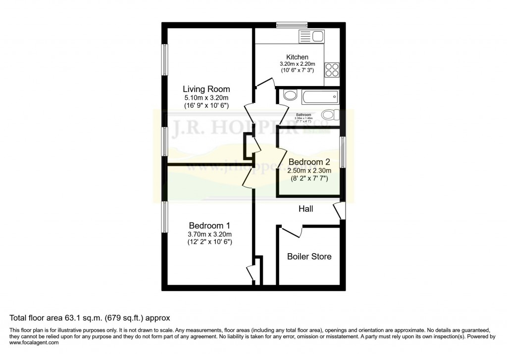 Floorplans For Gayle, Hawes, North Yorkshire