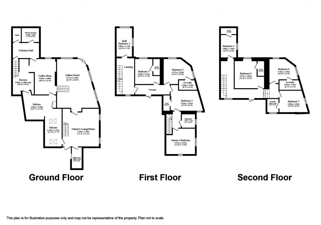 Floorplans For Hawes, Leyburn, North Yorkshire