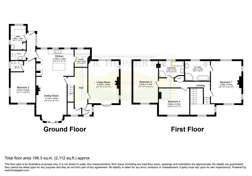 Floorplans For Middleham, Leyburn, North Yorkshire