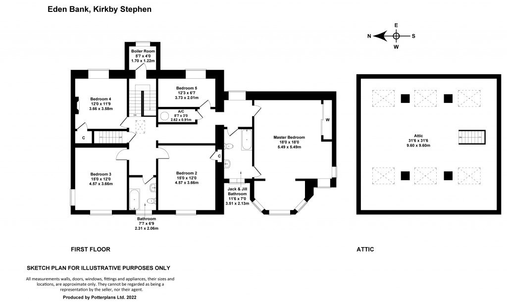 Floorplans For Kirkby Stephen, Cumbria