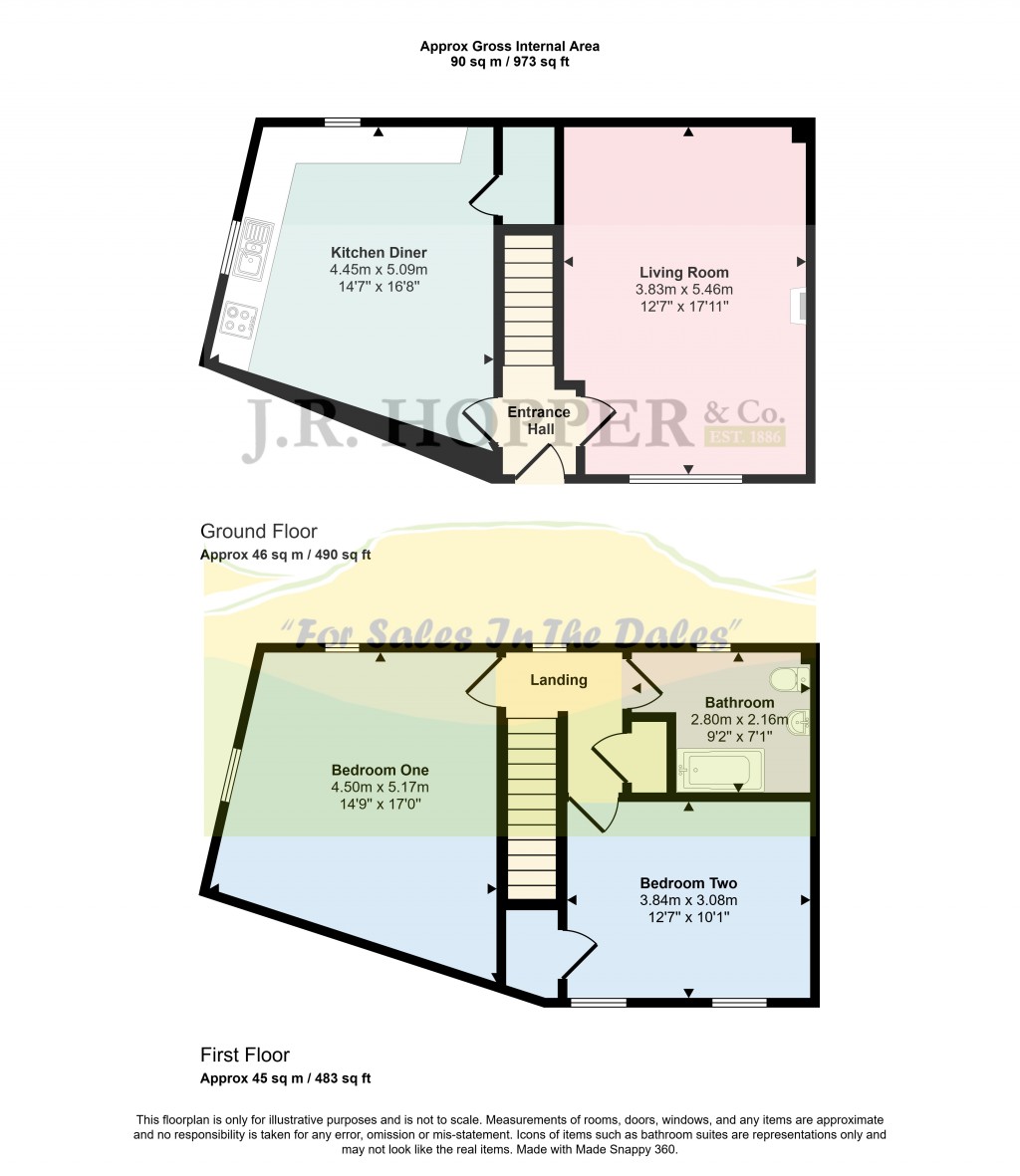 Floorplans For Vicarage Lane, Kirkby Stephen, Cumbria