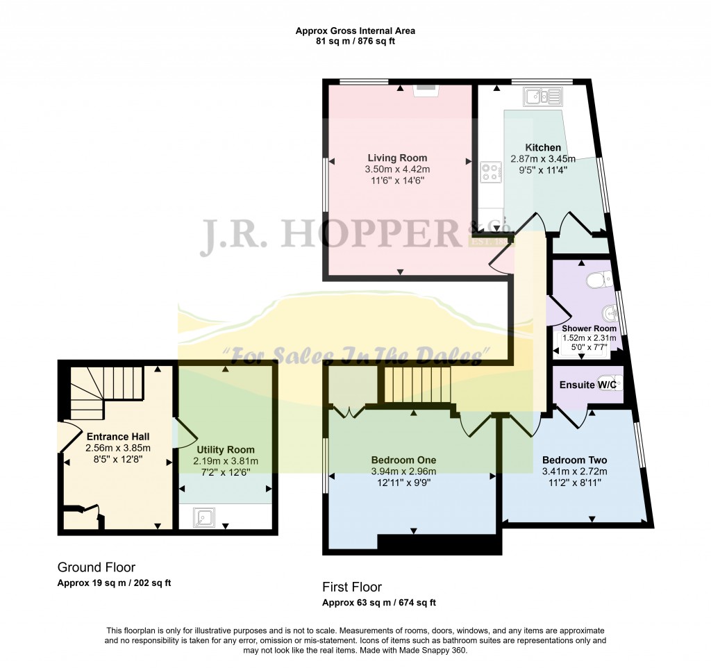 Floorplans For Station Road, Askrigg, Leyburn