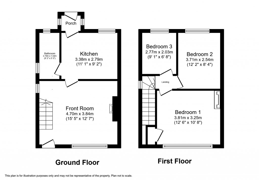 Floorplans For Leyburn, North Yorkshire