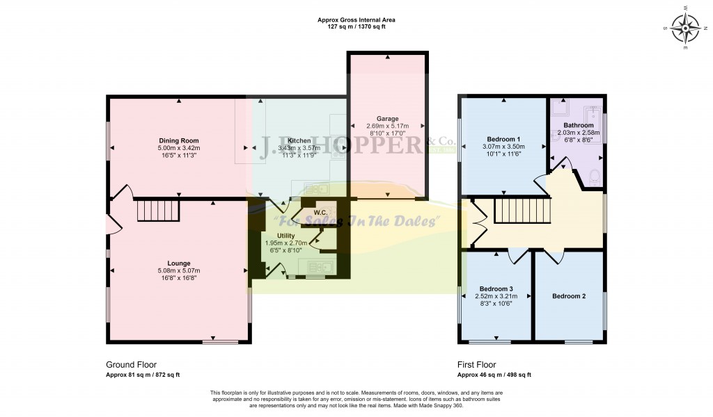 Floorplans For Stainforth, Settle, North Yorkshire