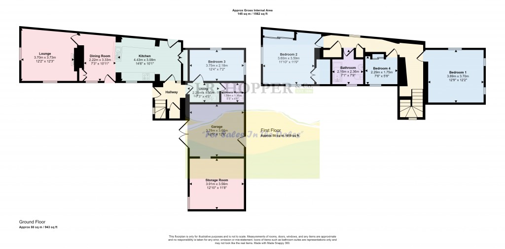 Floorplans For Leyburn, North Yorkshire