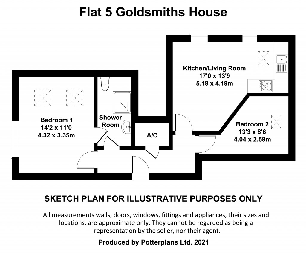 Floorplans For Goldsmiths House, Leyburn