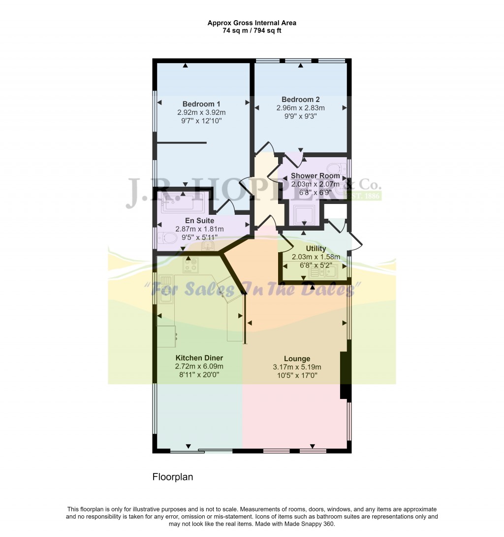 Floorplans For Harmby, Leyburn