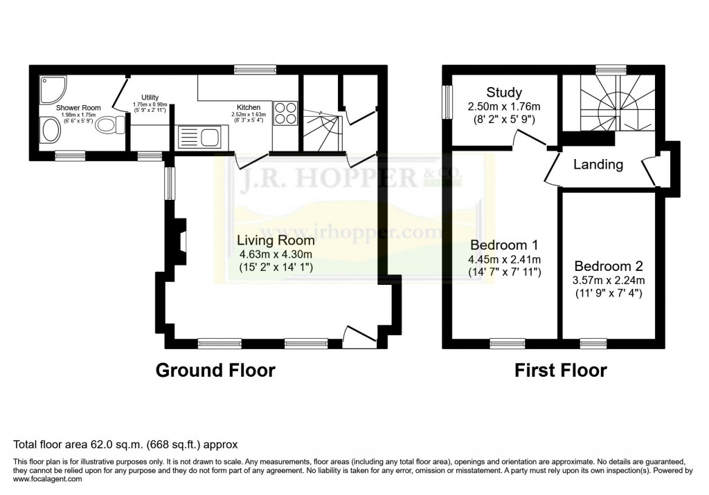 Floorplans For Hawes, North Yorkshire