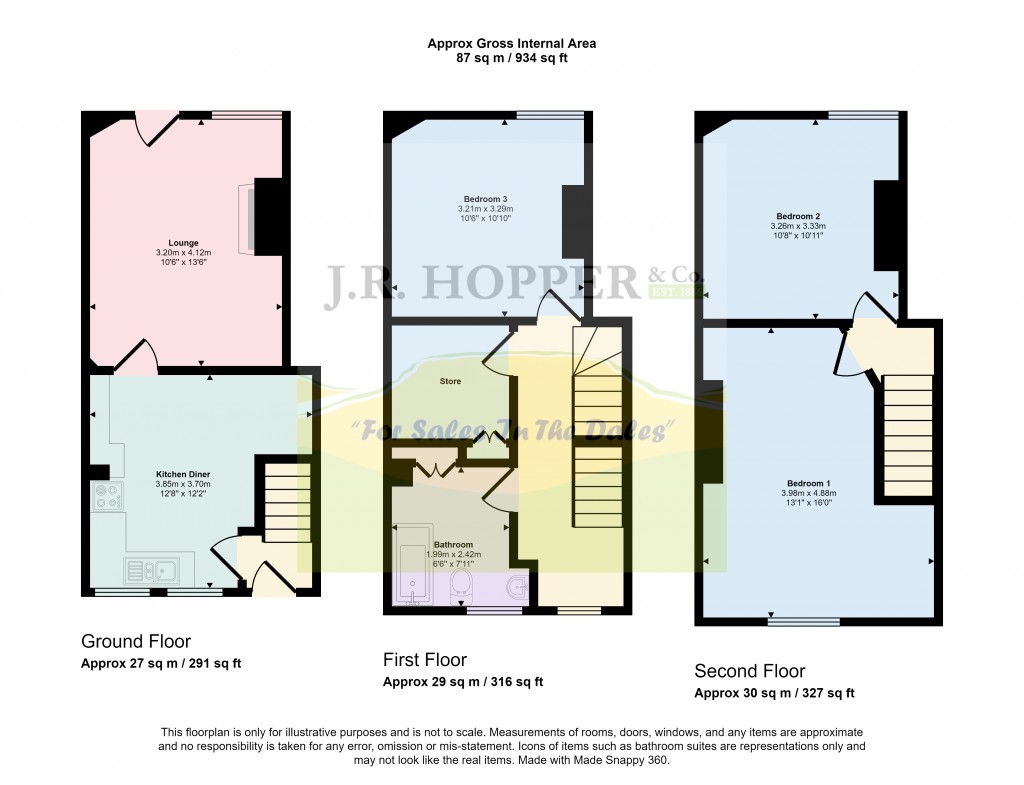 Floorplans For Hawes, North Yorkshire