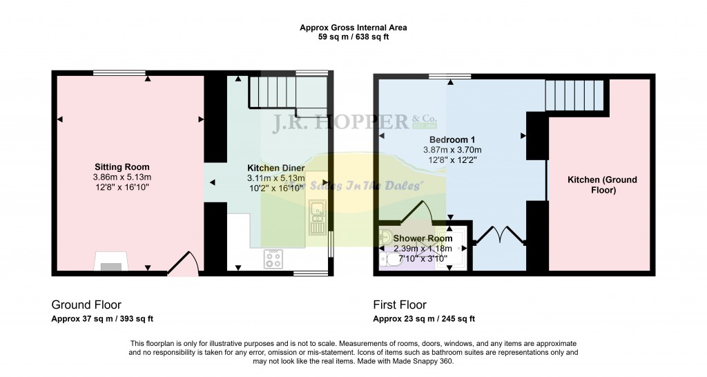 Floorplans For Hawes, North Yorkshire
