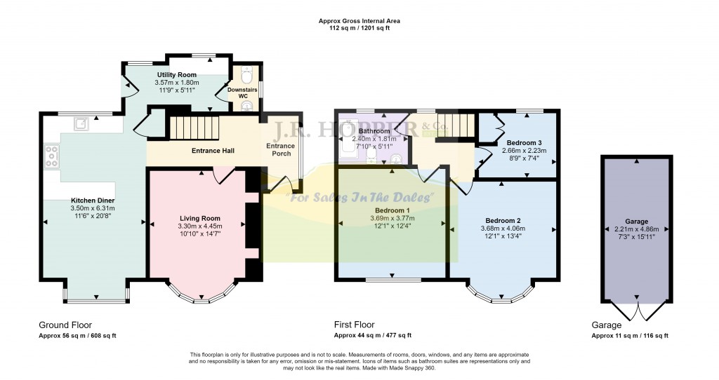Floorplans For Leyburn, North Yorkshire
