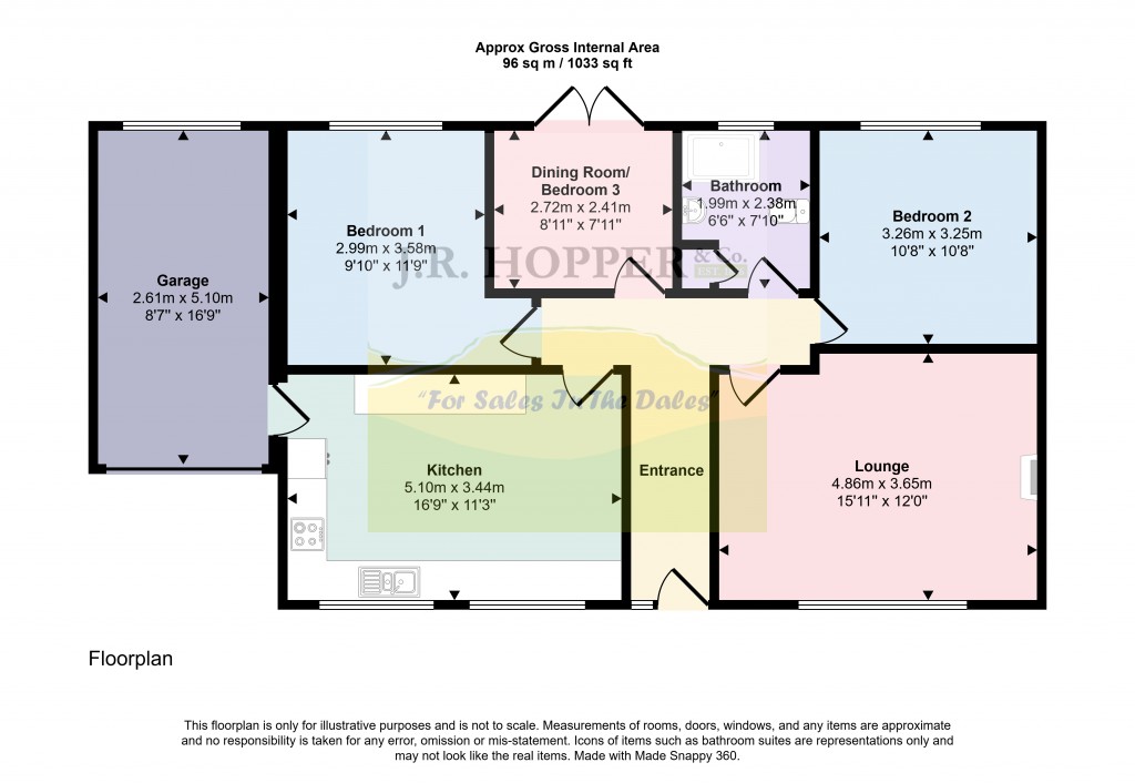 Floorplans For Dale Grove, Leyburn, North Yorkshire