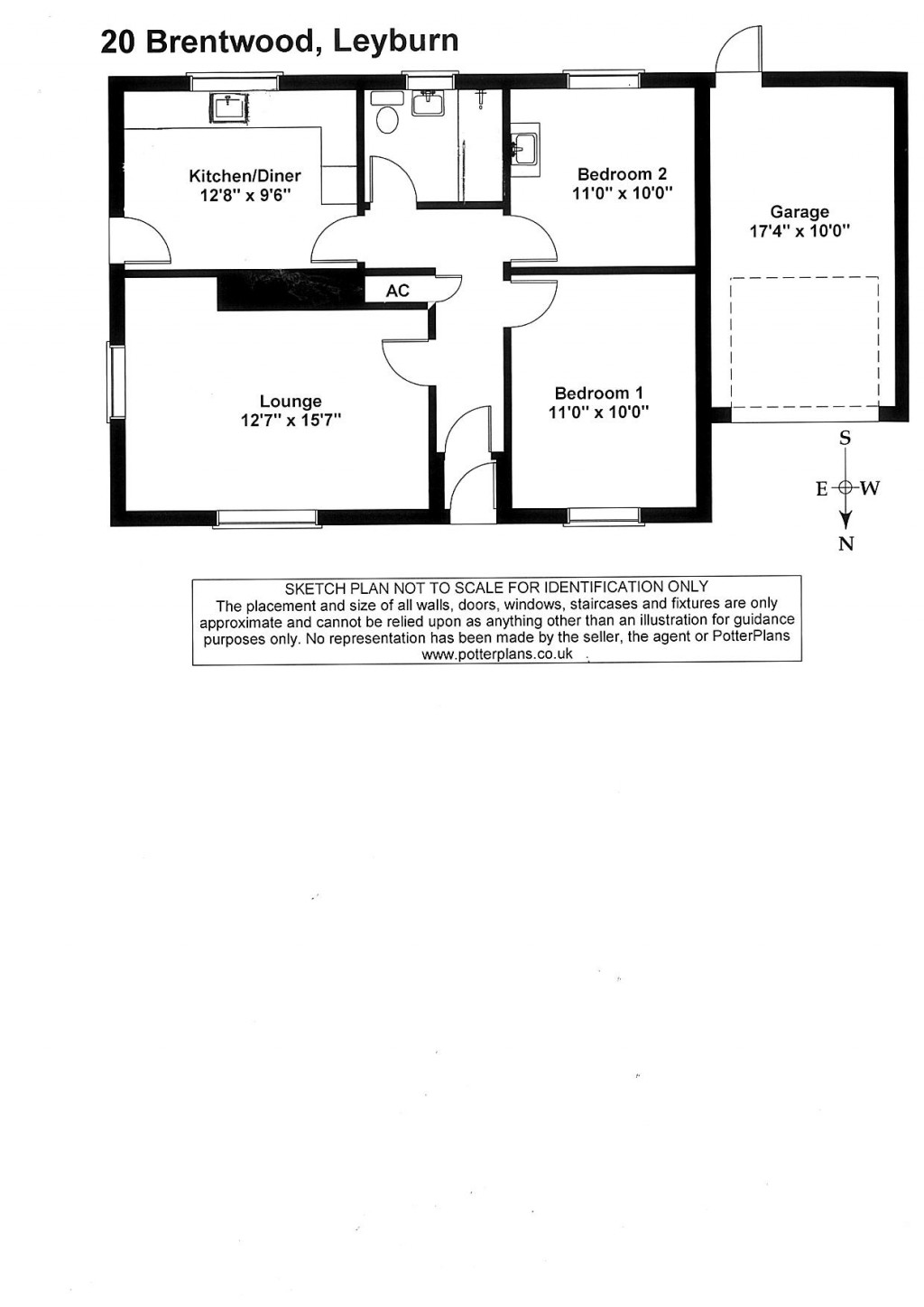 Floorplans For Leyburn, North Yorkshire