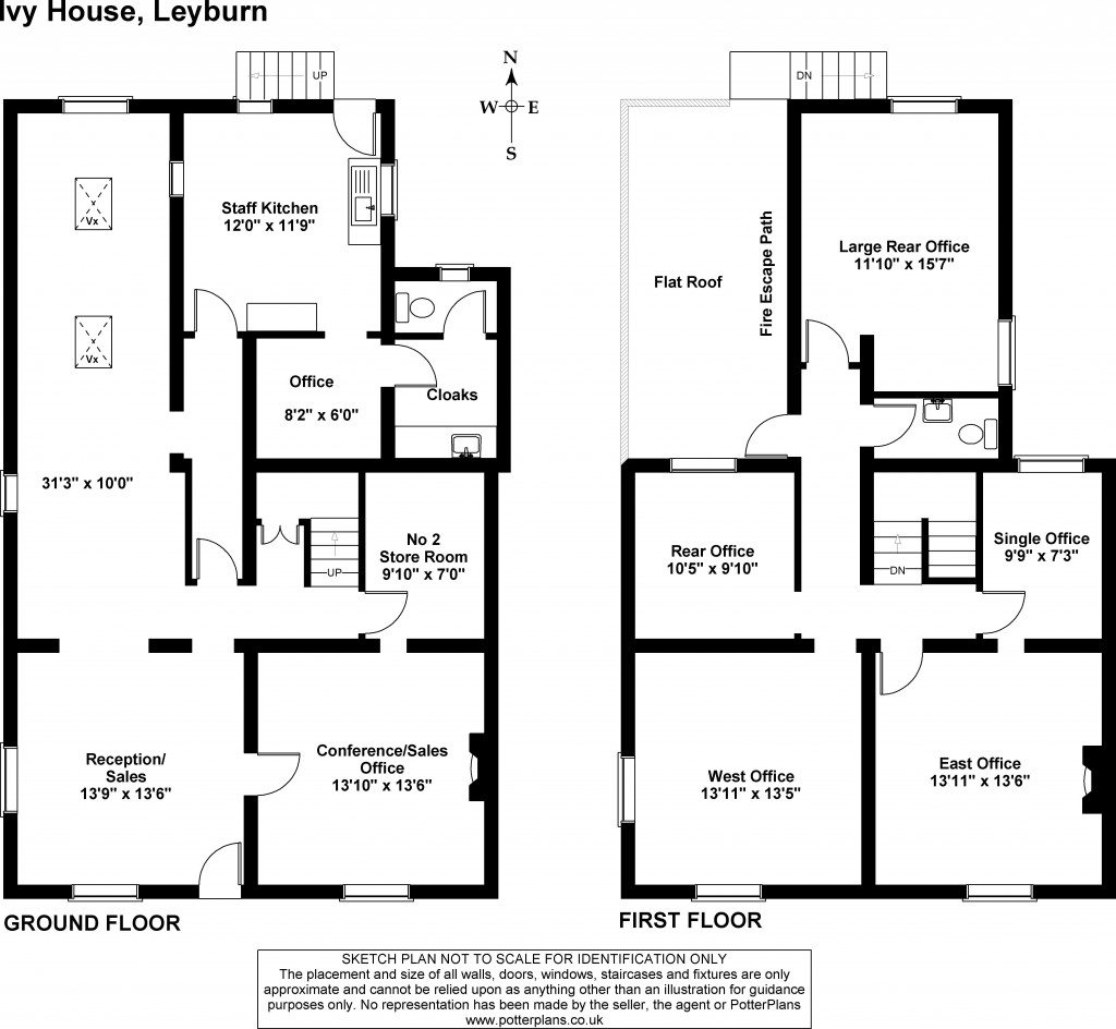 Floorplans For Leyburn, North Yorkshire