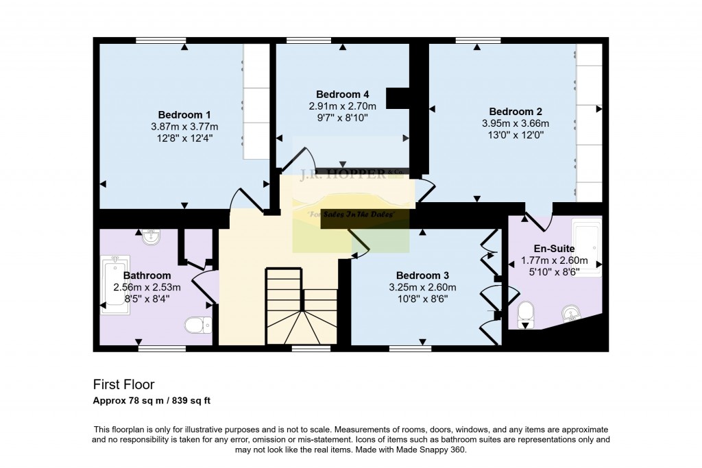 Floorplans For Leyburn, North Yorkshire