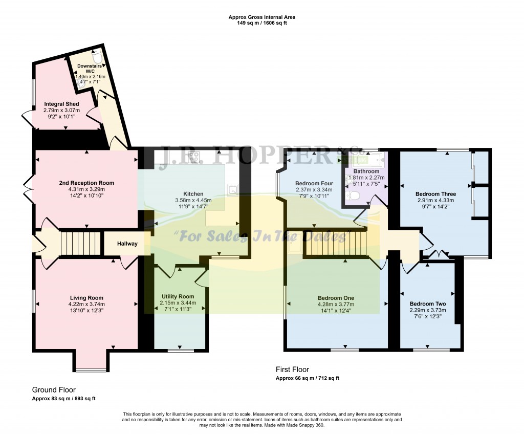 Floorplans For Hawes, North Yorkshire