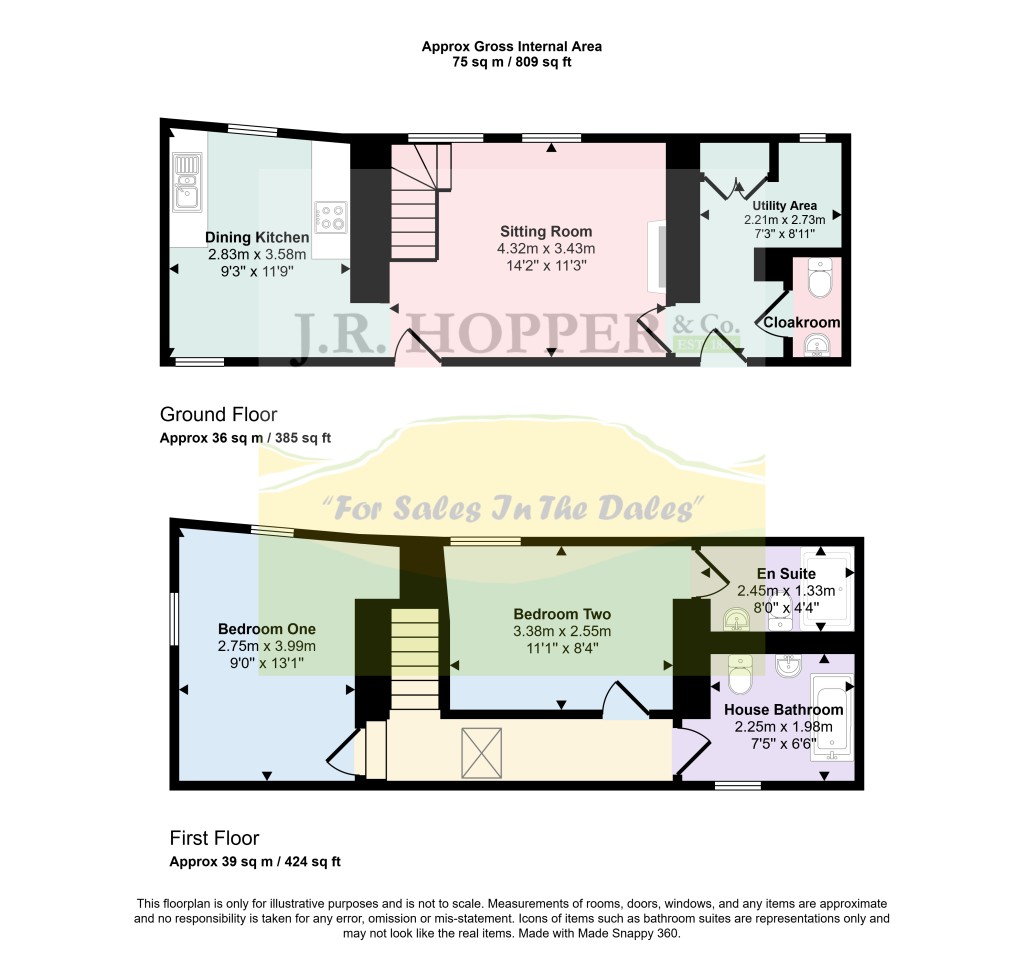 Floorplans For Hawes, North Yorkshire