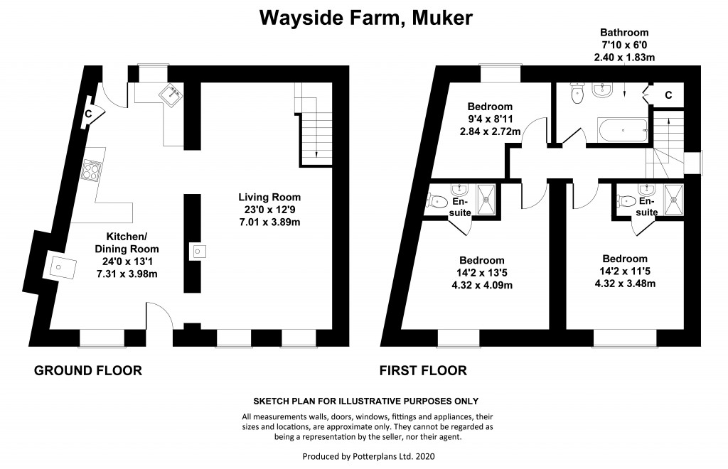 Floorplans For Richmond, North Yorkshire