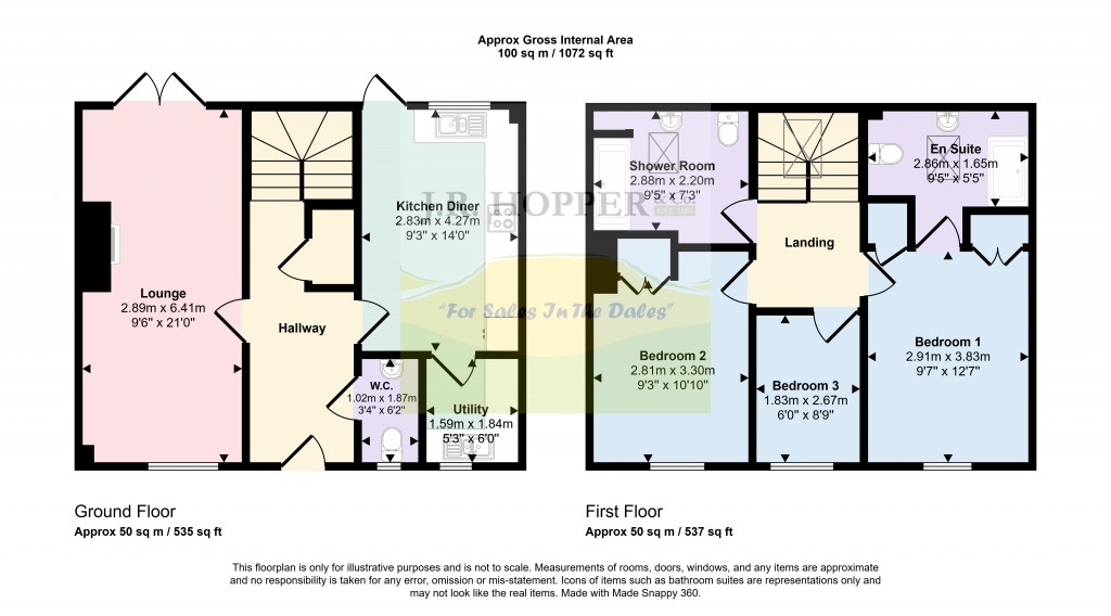 Floorplans For Leyburn, North Yorkshire