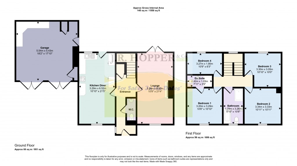 Floorplans For Redmire, Leyburn, North Yorkshire