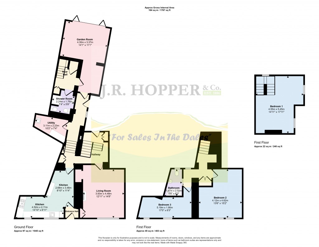 Floorplans For Leyburn, North Yorkshire