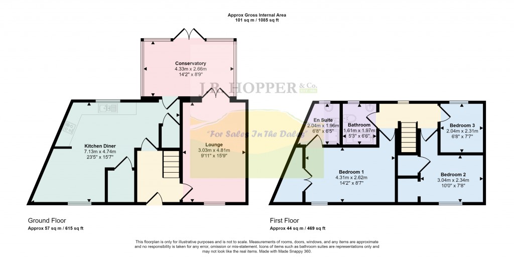 Floorplans For Leyburn, North Yorkshire