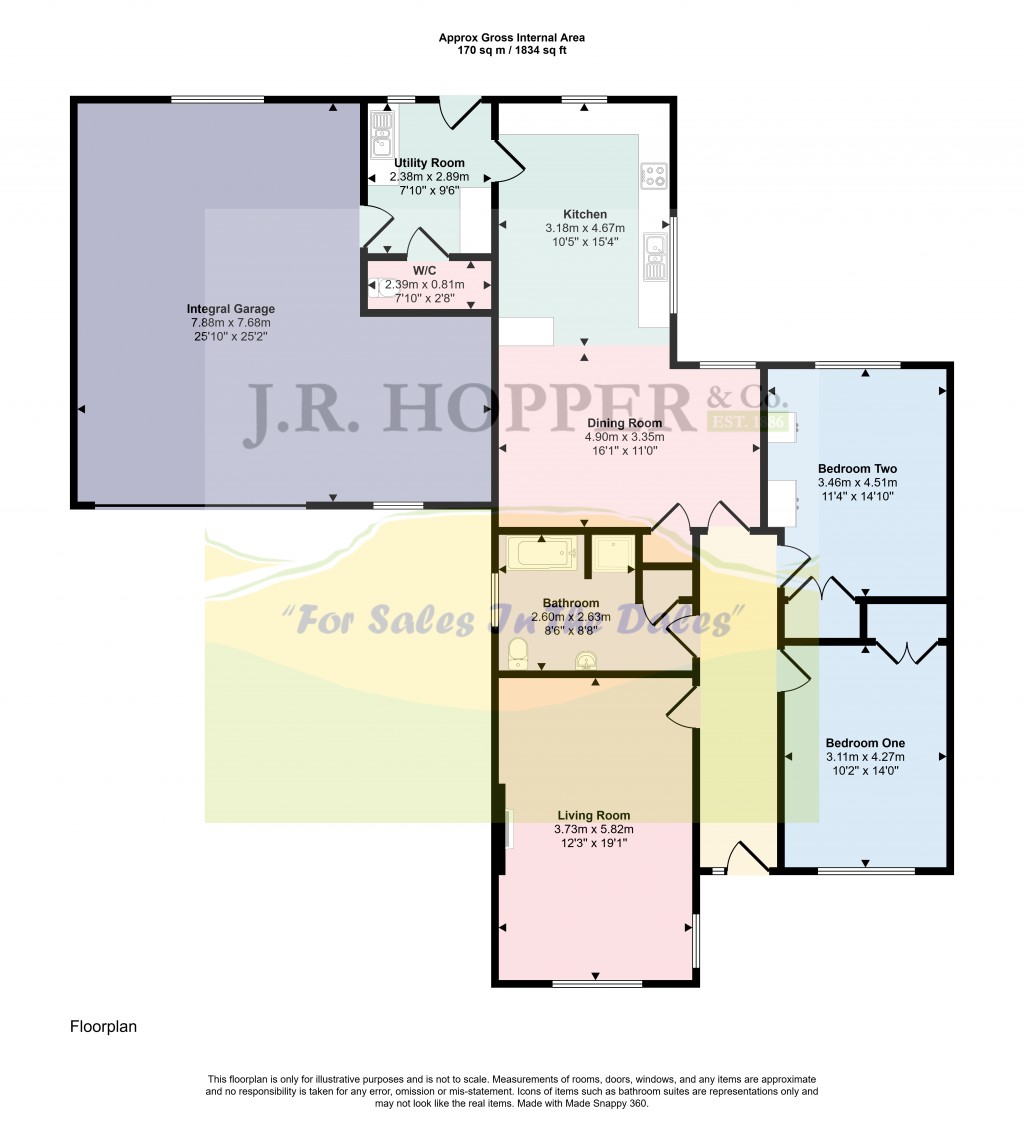 Floorplans For Kirkby Stephen, Cumbria