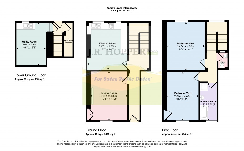 Floorplans For Hawes, North Yorkshire