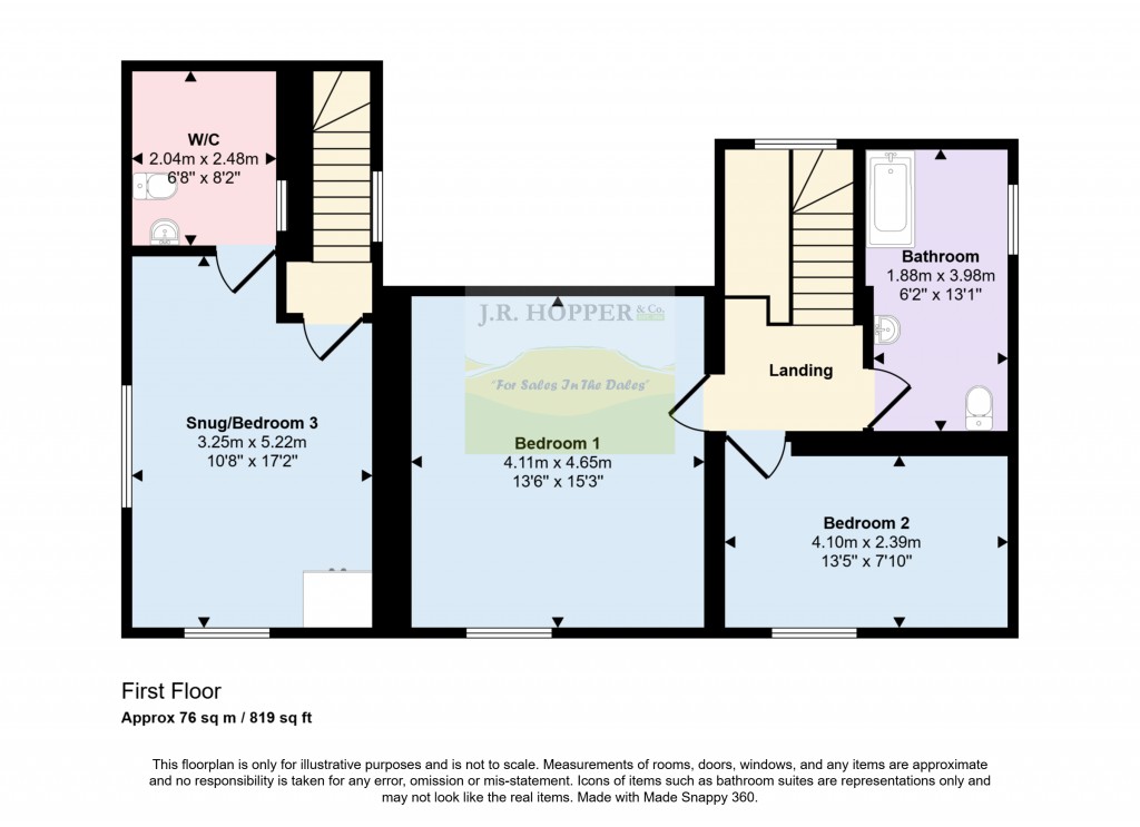 Floorplans For Hawes, North Yorkshire