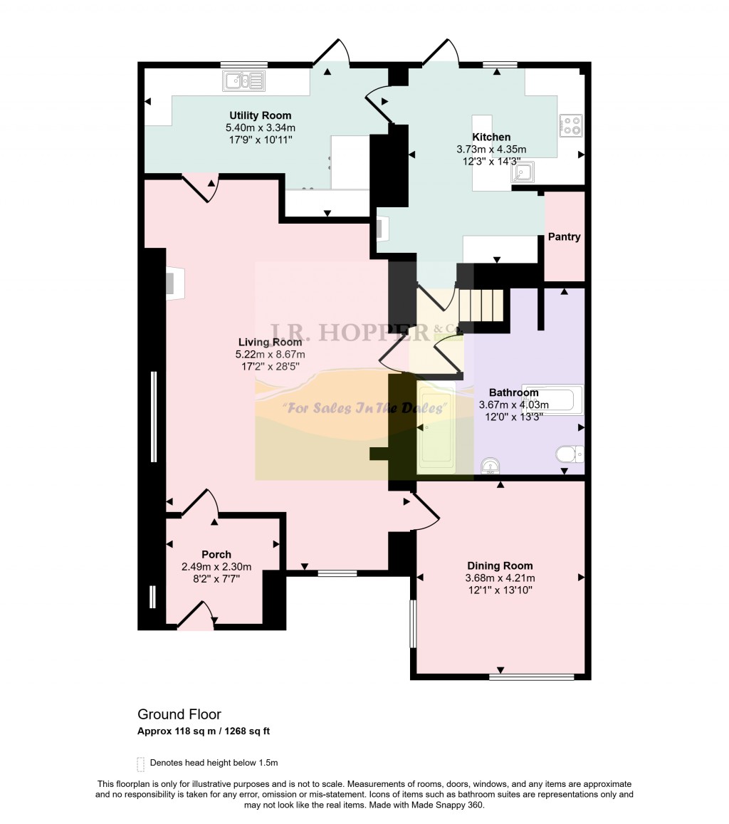 Floorplans For Mallerstang, Kirkby Stephen, Cumbria