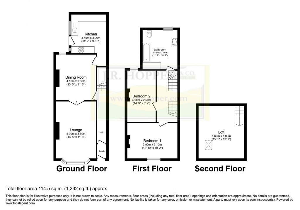 Floorplans For Hawes, North Yorkshire