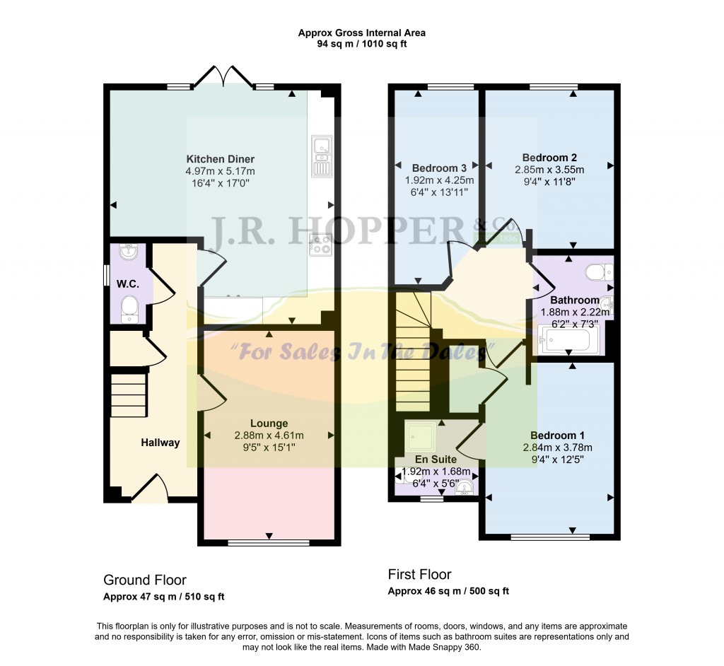 Floorplans For Little Crakehall, Bedale, North Yorkshire