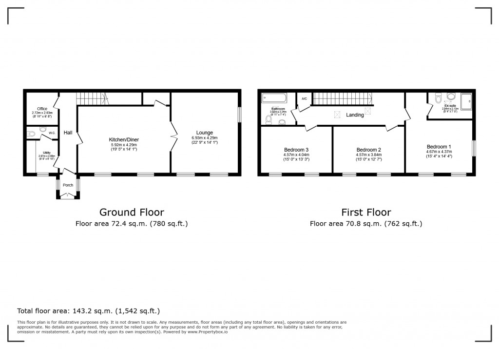 Floorplans For Leyburn, North Yorkshire