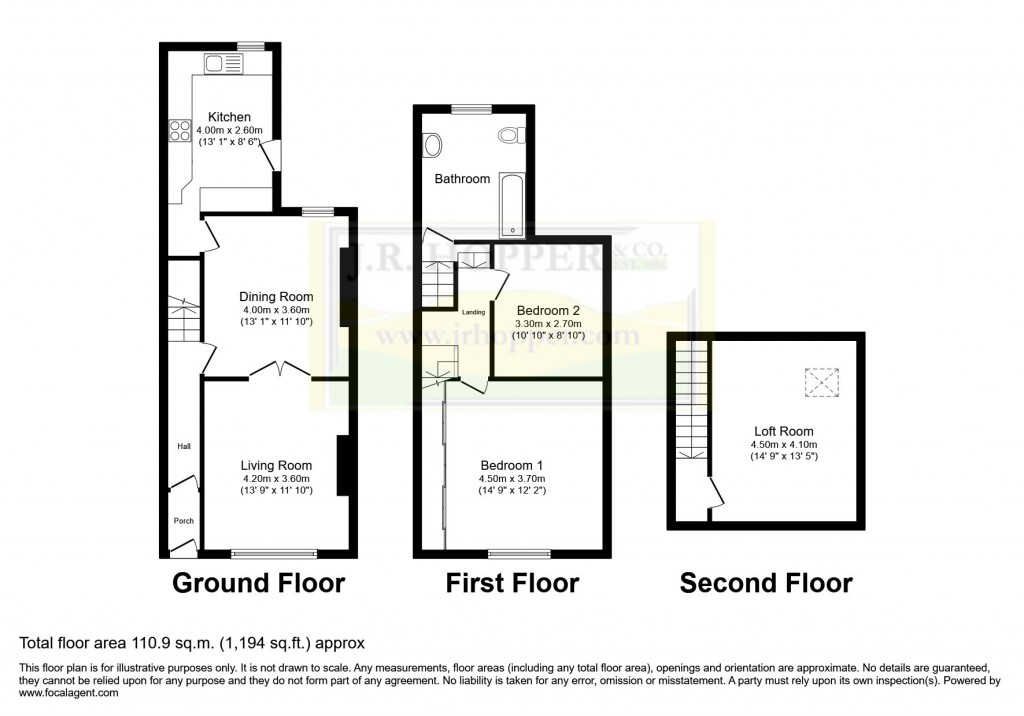 Floorplans For Kirkby Stephen, Cumbria