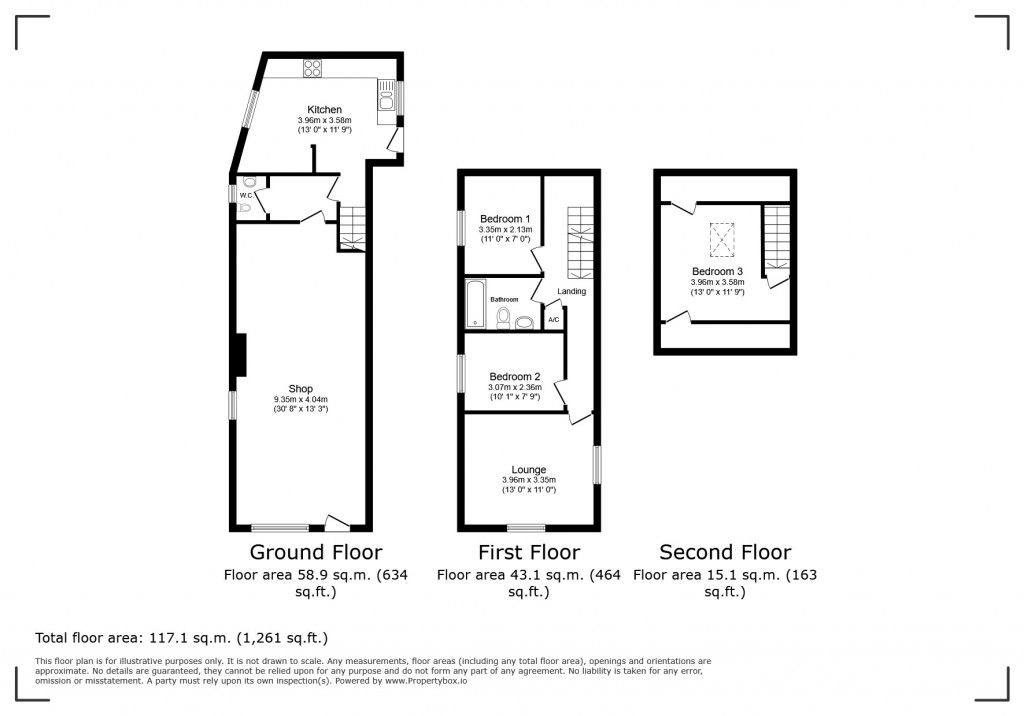 Floorplans For Town Foot, Hawes, North Yorkshire