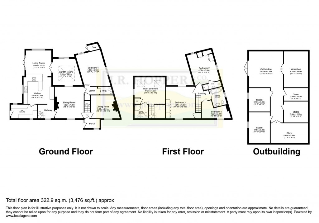 Floorplans For Middleton-in-Teesdale, Barnard Castle, Durham