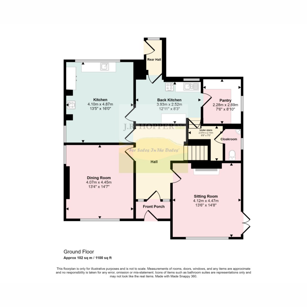Floorplans For Gayle, Hawes, DL8 3