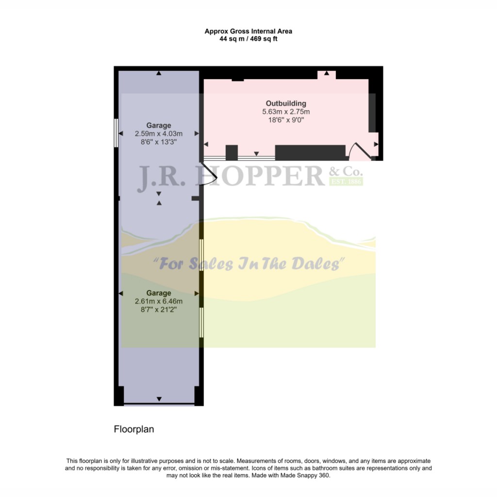 Floorplans For Marridale, Gayle, DL8 3NX